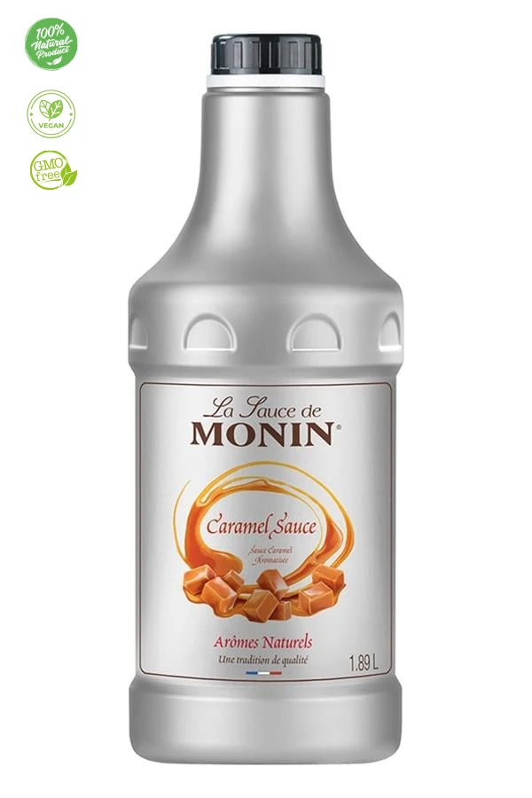 Monin Karamel Sosu Caramel Sauce 1.890 ML 3052910044305 Monin Karamel Sosu, 1890 ml Karamel Sosu, Yüksek Kaliteli Karamel Sos, Monin Sos Fiyatları, Bar ve Kahve Sosları